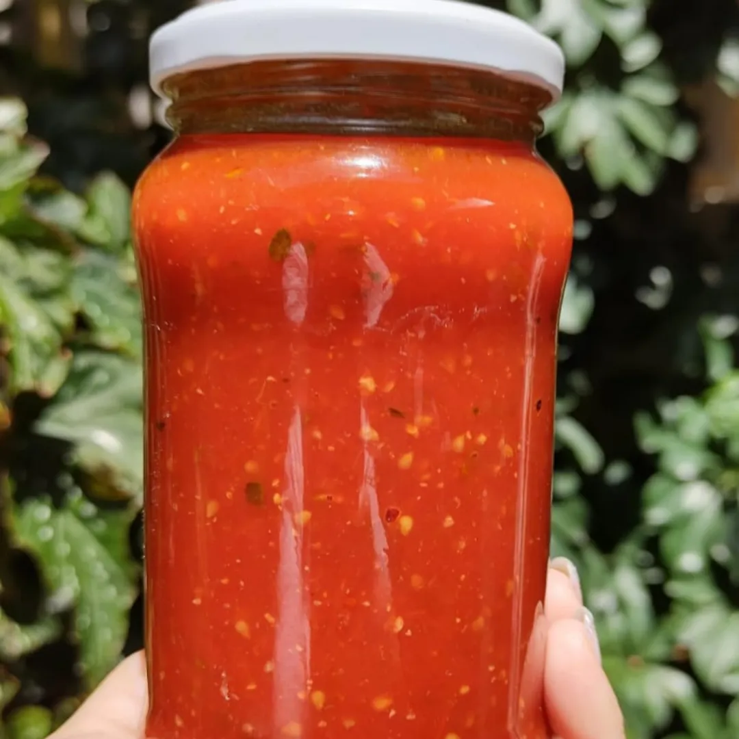Salsa de Tomate para Pizza con ajo y orégano AGRO "Elaboración Propia" x 420cc