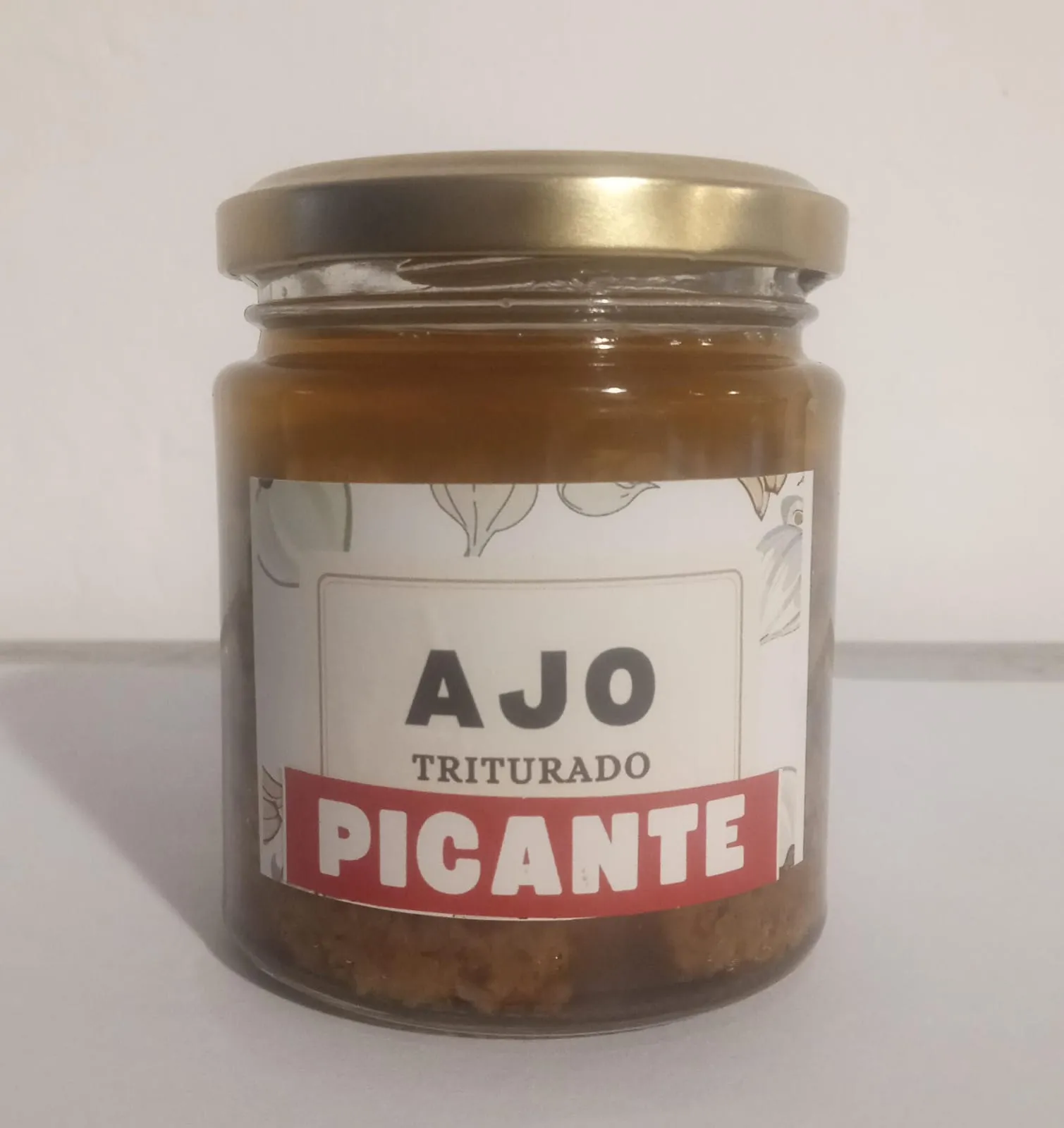 Ajo triturado picante "Elaboración Propia" x 280gr
